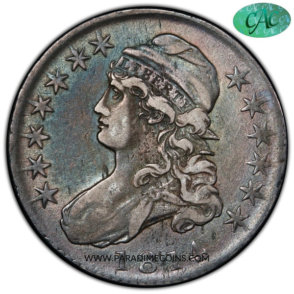 1814 50C O-105a SINGLE LEAF VF35 PCGS CAC - Paradime Coins | PCGS NGC CACG CAC Rare US Numismatic Coins For Sale