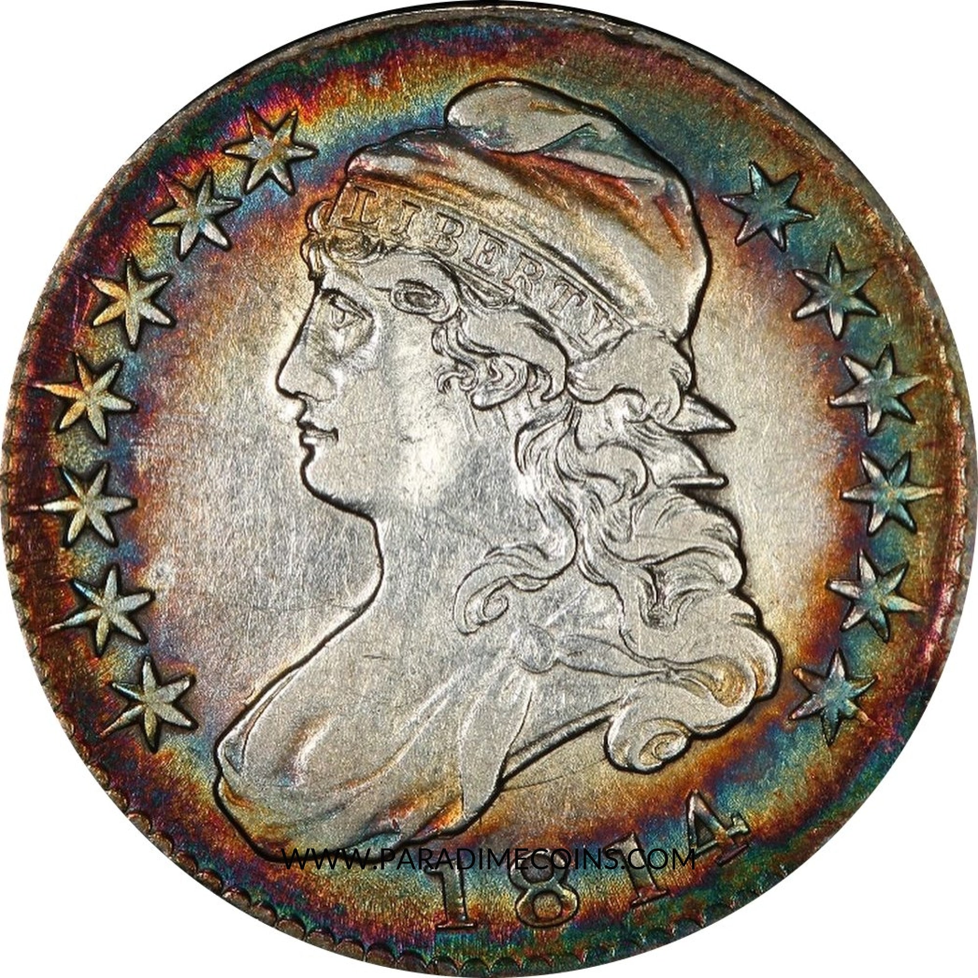 1814 50C XF40 PCGS - Paradime Coins | PCGS NGC CACG CAC Rare US Numismatic Coins For Sale