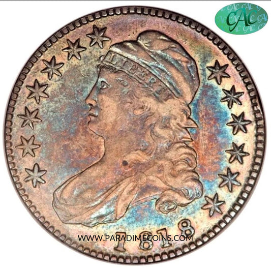 1818 50C XF40 NGC CAC - Paradime Coins | PCGS NGC CACG CAC Rare US Numismatic Coins For Sale