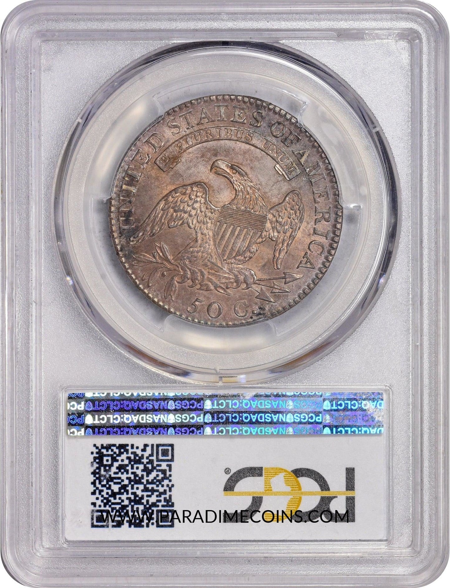 1819/8 LARGE 9 50C MS63 PCGS CAC - Paradime Coins | PCGS NGC CACG CAC Rare US Numismatic Coins For Sale