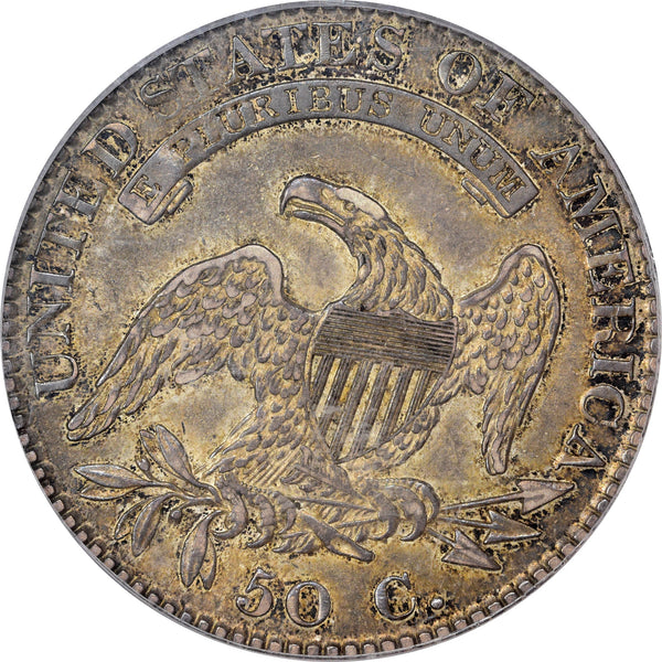 1820 50C SQUARE 2 NO KNOB AU55 OGH PCGS CAC - Paradime Coins | PCGS NGC CACG CAC Rare US Numismatic Coins For Sale
