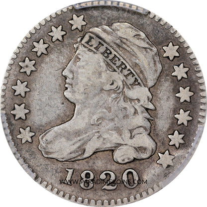 1820 10C LARGE 0 VF20 PCGS CAC - Paradime Coins | PCGS NGC CACG CAC Rare US Numismatic Coins For Sale