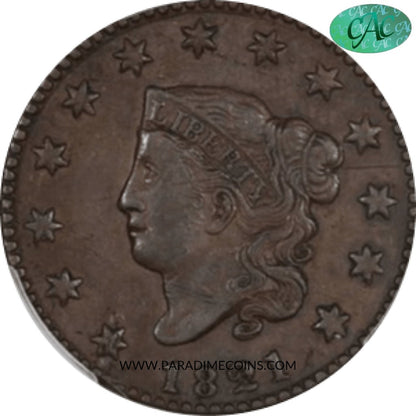 1821 1C XF45 PCGS CAC - Paradime Coins | PCGS NGC CACG CAC Rare US Numismatic Coins For Sale