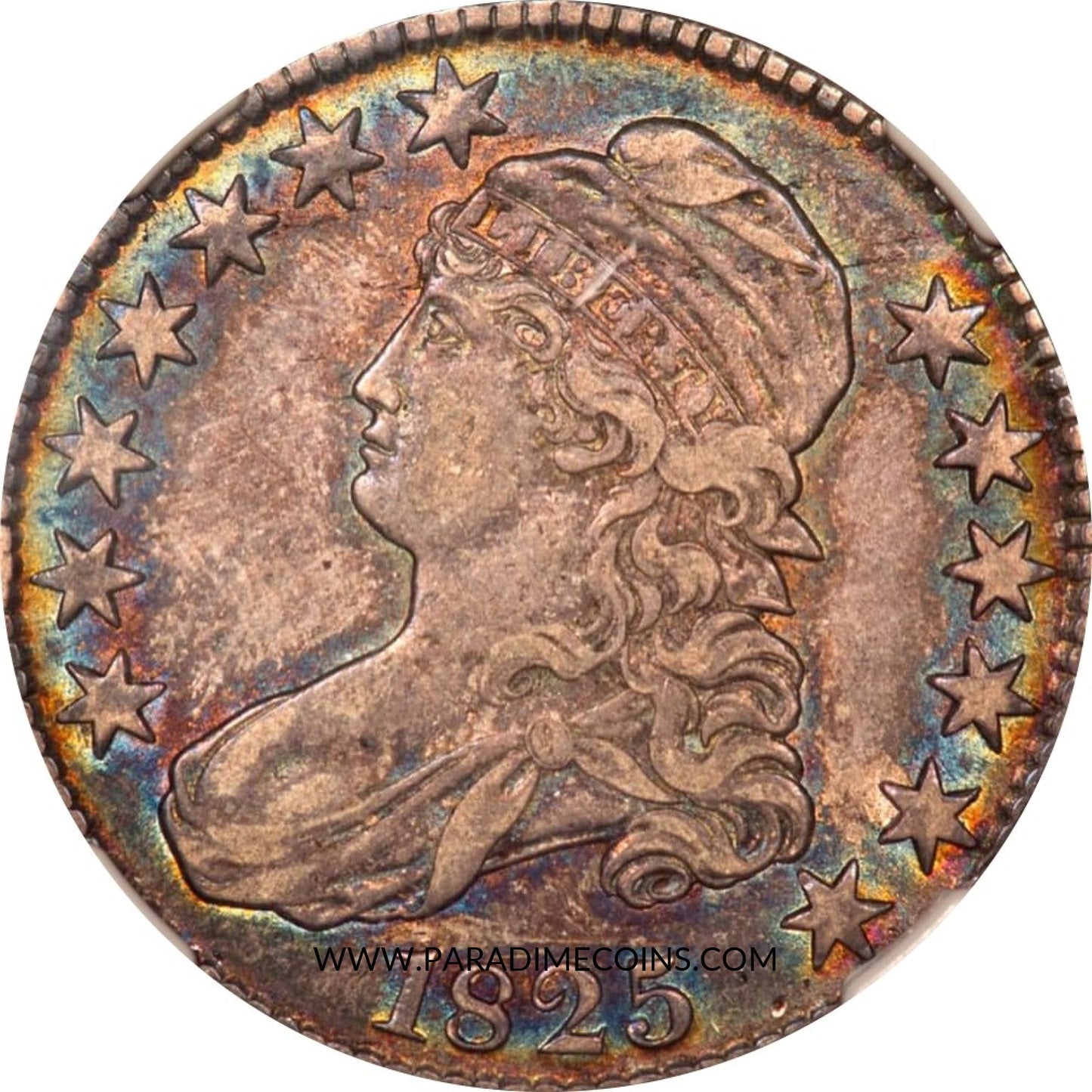 1825 50C XF45 NGC - Paradime Coins | PCGS NGC CACG CAC Rare US Numismatic Coins For Sale