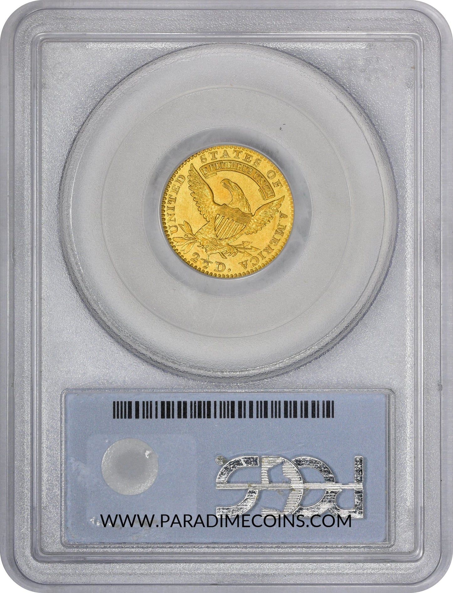 1826/6 $2.5 AU50 PCGS CAC - Paradime Coins | PCGS NGC CACG CAC Rare US Numismatic Coins For Sale