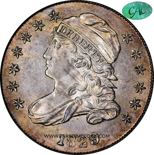 1829 10C MEDIUM JR-11 AU58 PCGS CAC - Paradime Coins | PCGS NGC CACG CAC Rare US Numismatic Coins For Sale