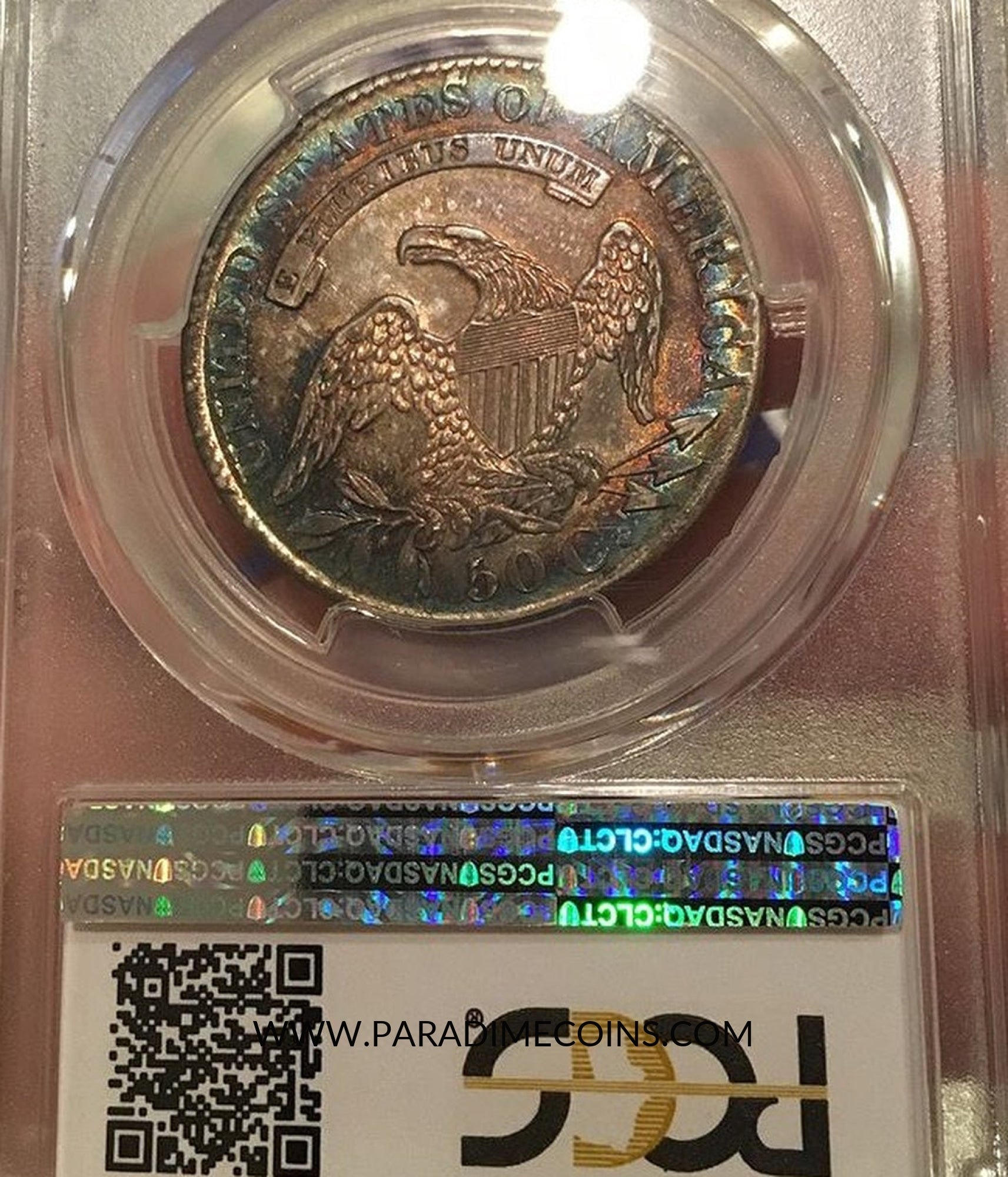 1829 50C AU53 PCGS - Paradime Coins | PCGS NGC CACG CAC Rare US Numismatic Coins For Sale