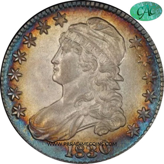 1830 50C AU55 PCGS CAC - Paradime Coins | PCGS NGC CACG CAC Rare US Numismatic Coins For Sale