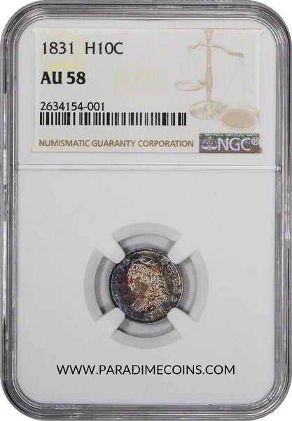 1831 H10C AU58 NGC - Paradime Coins | PCGS NGC CACG CAC Rare US Numismatic Coins For Sale