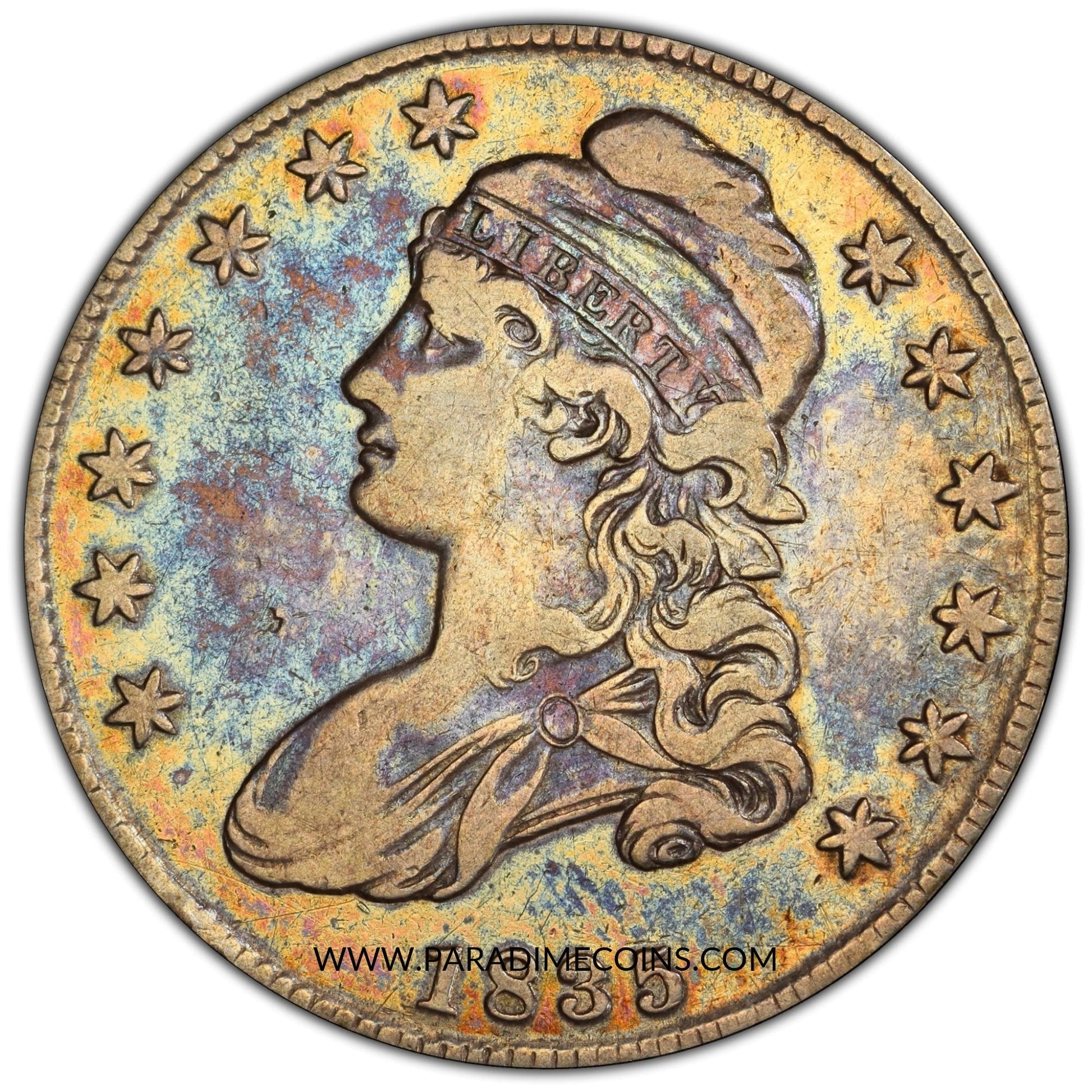 1835 50C VF30 PCGS - Paradime Coins | PCGS NGC CACG CAC Rare US Numismatic Coins For Sale