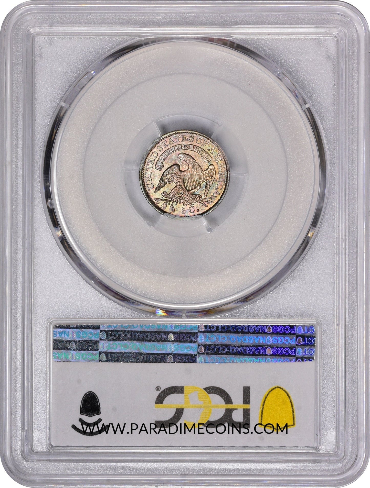 1835 H10C SM DT SM 5C MS66+ PCGS - Paradime Coins | PCGS NGC CACG CAC Rare US Numismatic Coins For Sale