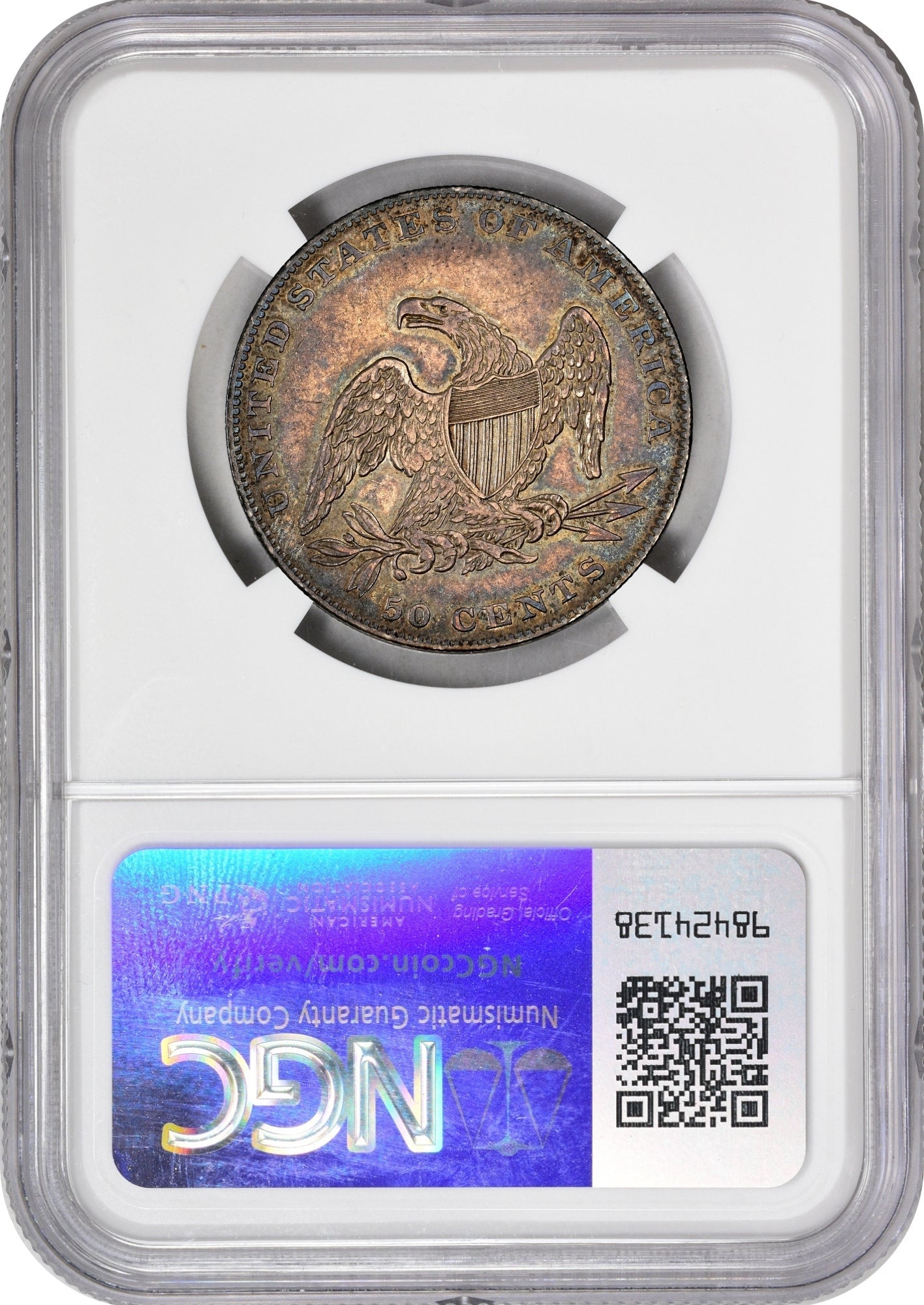 1836 50C REEDED AU58 NGC CAC - Paradime Coins | PCGS NGC CACG CAC Rare US Numismatic Coins For Sale