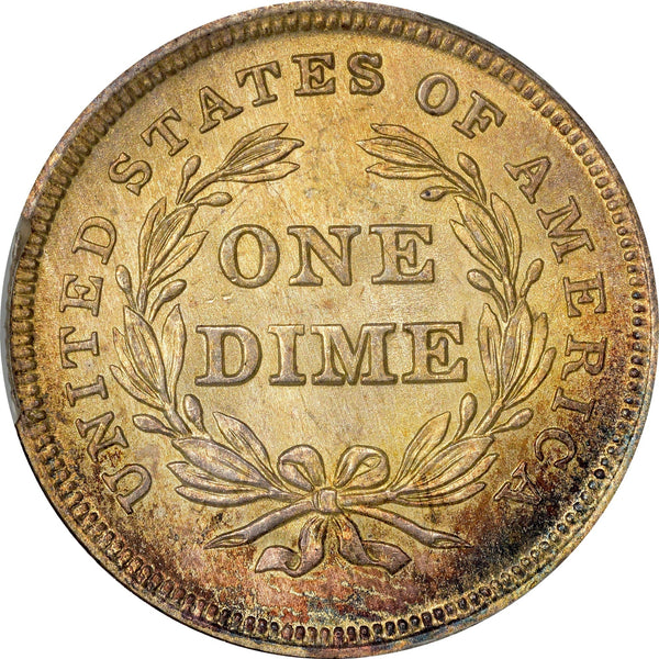 1837 10C NO STARS LARGE DATE MS65 CACG - Paradime Coins | PCGS NGC CACG CAC Rare US Numismatic Coins For Sale