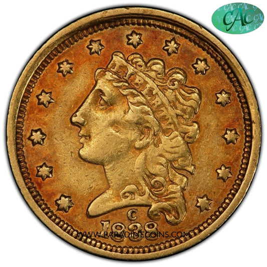 1838-C $2.5 VF30 PCGS CAC - Paradime Coins | PCGS NGC CACG CAC Rare US Numismatic Coins For Sale