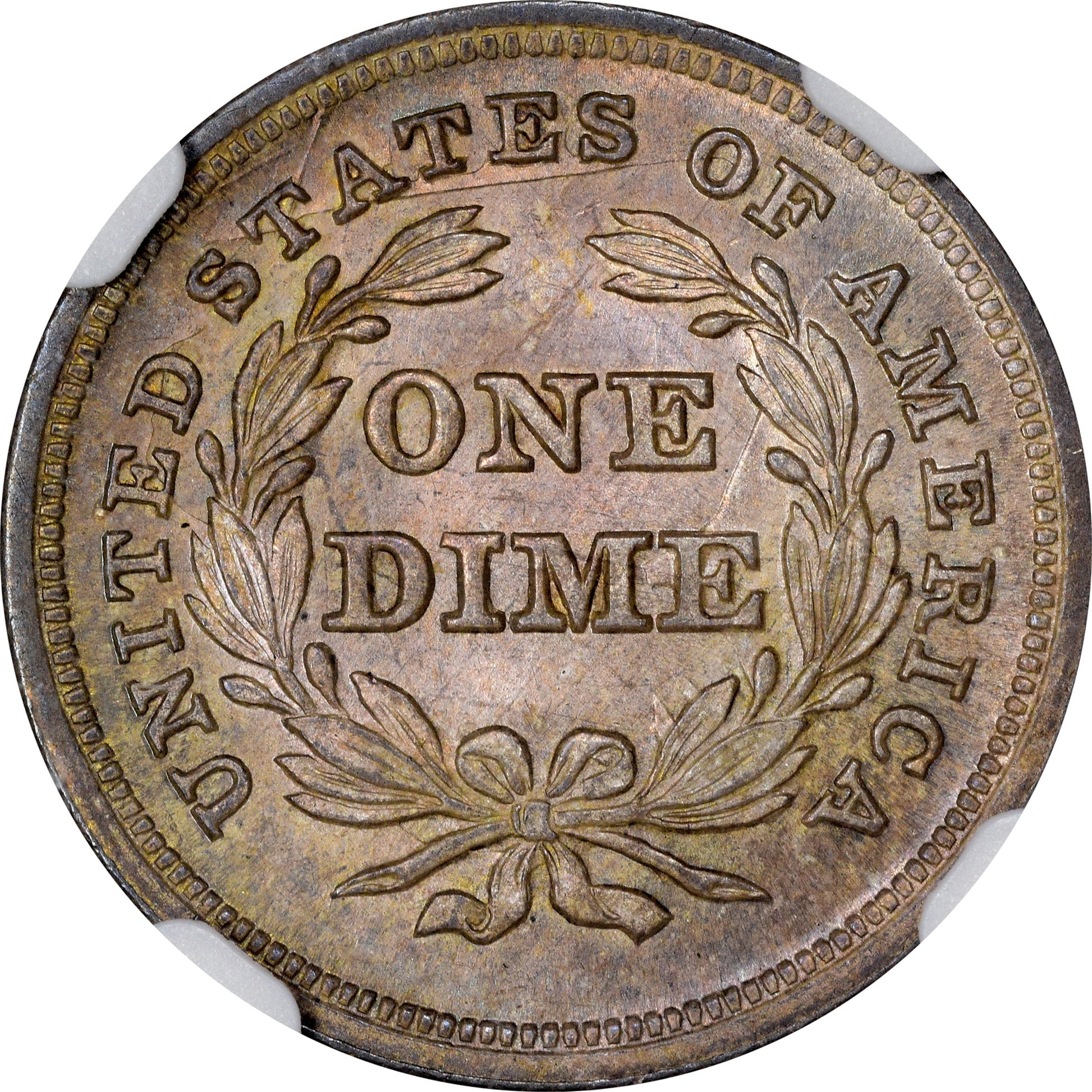 1838 10C PARTIAL DRAPERY MS66+ NGC CAC EX "Col." E.H.R Green - Paradime Coins | PCGS NGC CACG CAC Rare US Numismatic Coins For Sale