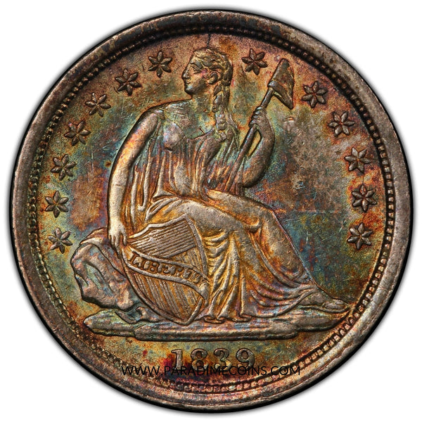 1839 10C NO DRAPERY MS63 PCGS - Paradime Coins | PCGS NGC CACG CAC Rare US Numismatic Coins For Sale