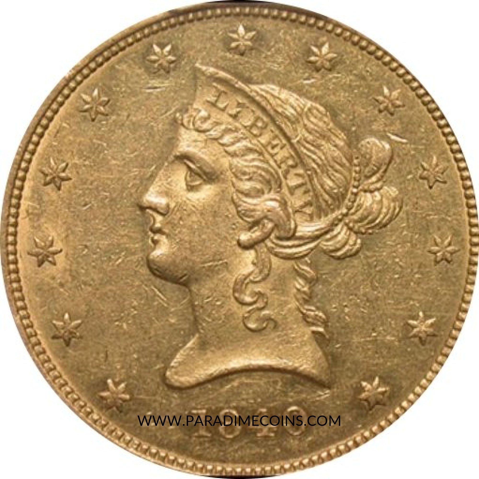 1840 $10 AU58 PCGS - Paradime Coins | PCGS NGC CACG CAC Rare US Numismatic Coins For Sale