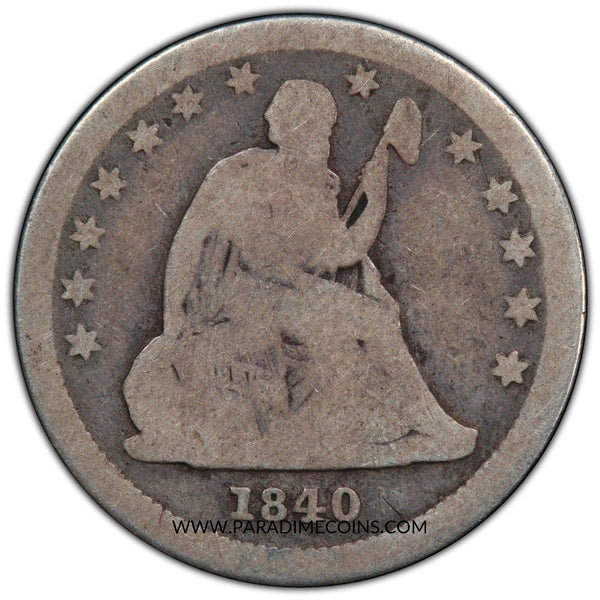 1840-O 25C Large O FS-301 Drapery AG03 PCGS CAC - Paradime Coins | PCGS NGC CACG CAC Rare US Numismatic Coins For Sale
