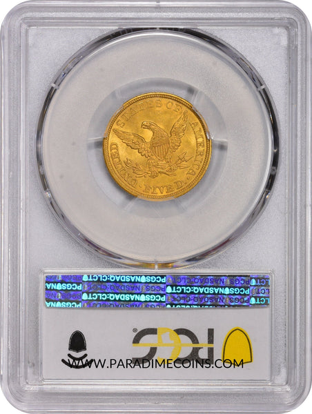 1843 $5 MS64 PCGS - Paradime Coins | PCGS NGC CACG CAC Rare US Numismatic Coins For Sale