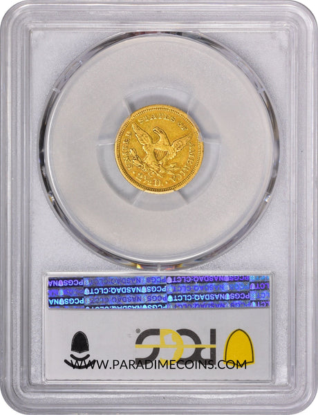 1844-C $2.5 XF45 PCGS CAC - Paradime Coins | PCGS NGC CACG CAC Rare US Numismatic Coins For Sale