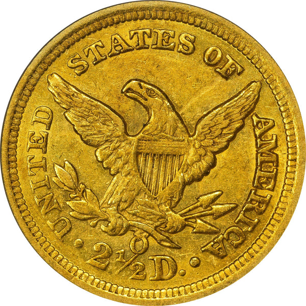 1845-O $2.5 AU58 PCGS - Paradime Coins | PCGS NGC CACG CAC Rare US Numismatic Coins For Sale