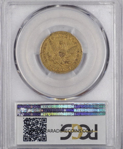 1846 $5 LARGE DATE VG10 PCGS CAC - Paradime Coins | PCGS NGC CACG CAC Rare US Numismatic Coins For Sale