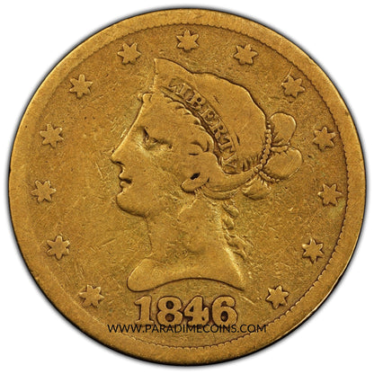 1846/'5'-O $10 VG08 PCGS CAC - Paradime Coins | PCGS NGC CACG CAC Rare US Numismatic Coins For Sale