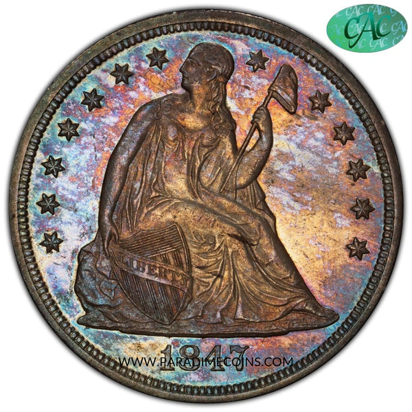 1847 $1 MS64 PCGS CAC - Paradime Coins | PCGS NGC CACG CAC Rare US Numismatic Coins For Sale