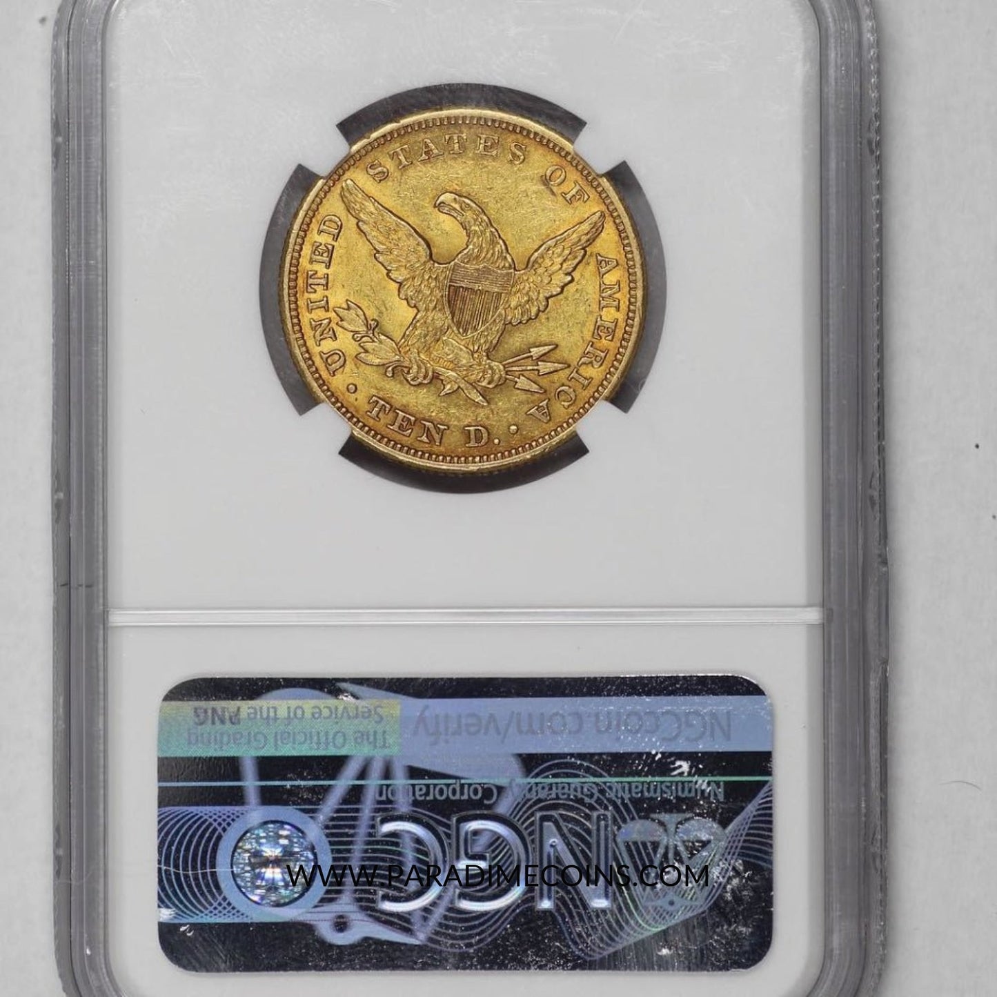 1847 $10 AU58 NGC CAC - Paradime Coins | PCGS NGC CACG CAC Rare US Numismatic Coins For Sale