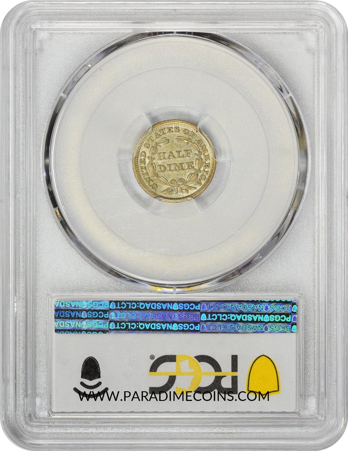 1849/6 H10C 9 Over Widely Placed 6 AU55 PCGS CAC - Paradime Coins | PCGS NGC CACG CAC Rare US Numismatic Coins For Sale