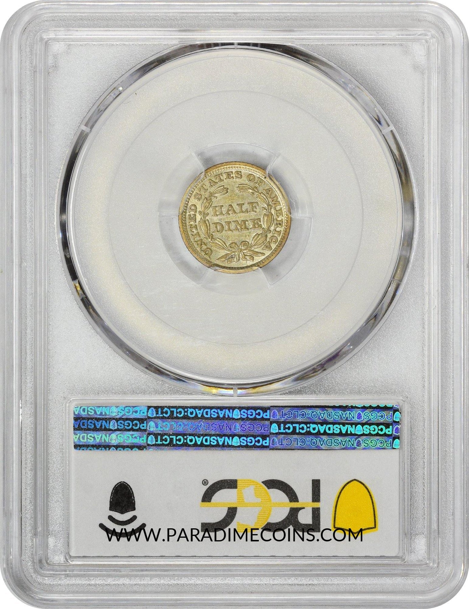 1849/6 H10C 9 Over Widely Placed 6 AU55 PCGS CAC - Paradime Coins | PCGS NGC CACG CAC Rare US Numismatic Coins For Sale