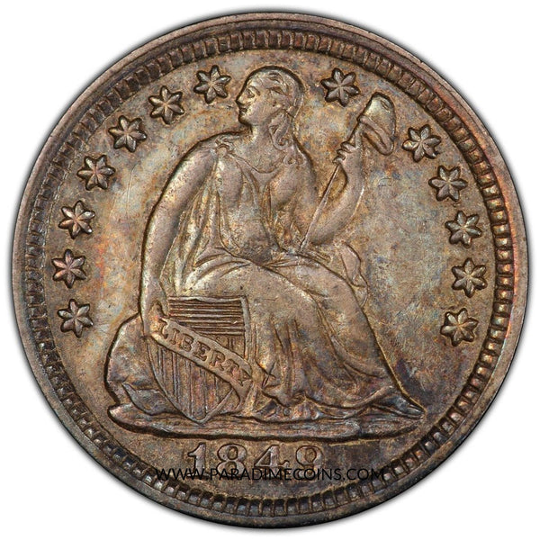 1849/6 H10C AU53 PCGS CAC - Paradime Coins | PCGS NGC CACG CAC Rare US Numismatic Coins For Sale