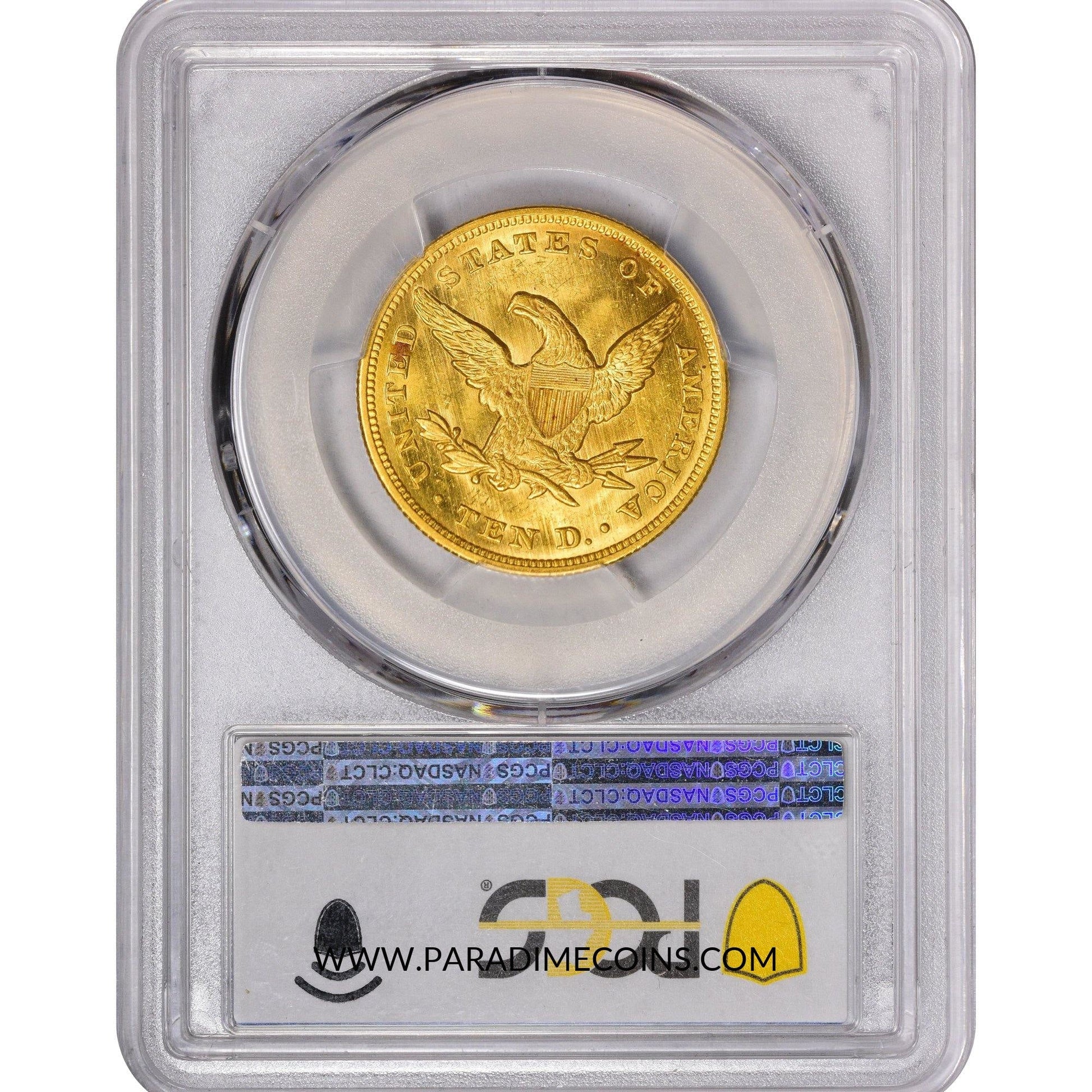 1850 $10 LARGE DATE MS63 PCGS - Paradime Coins | PCGS NGC CACG CAC Rare US Numismatic Coins For Sale