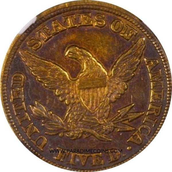 1850-C WEAK C $5 AU55 NGC - Paradime Coins | PCGS NGC CACG CAC Rare US Numismatic Coins For Sale