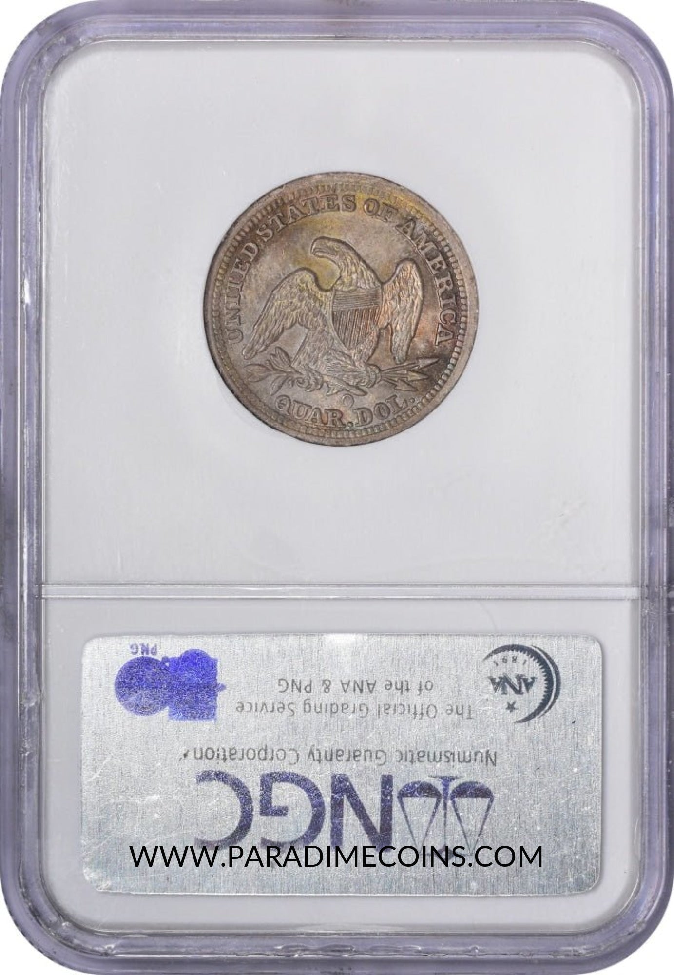 1850-O 25C MS61 NGC CAC - Paradime Coins | PCGS NGC CACG CAC Rare US Numismatic Coins For Sale