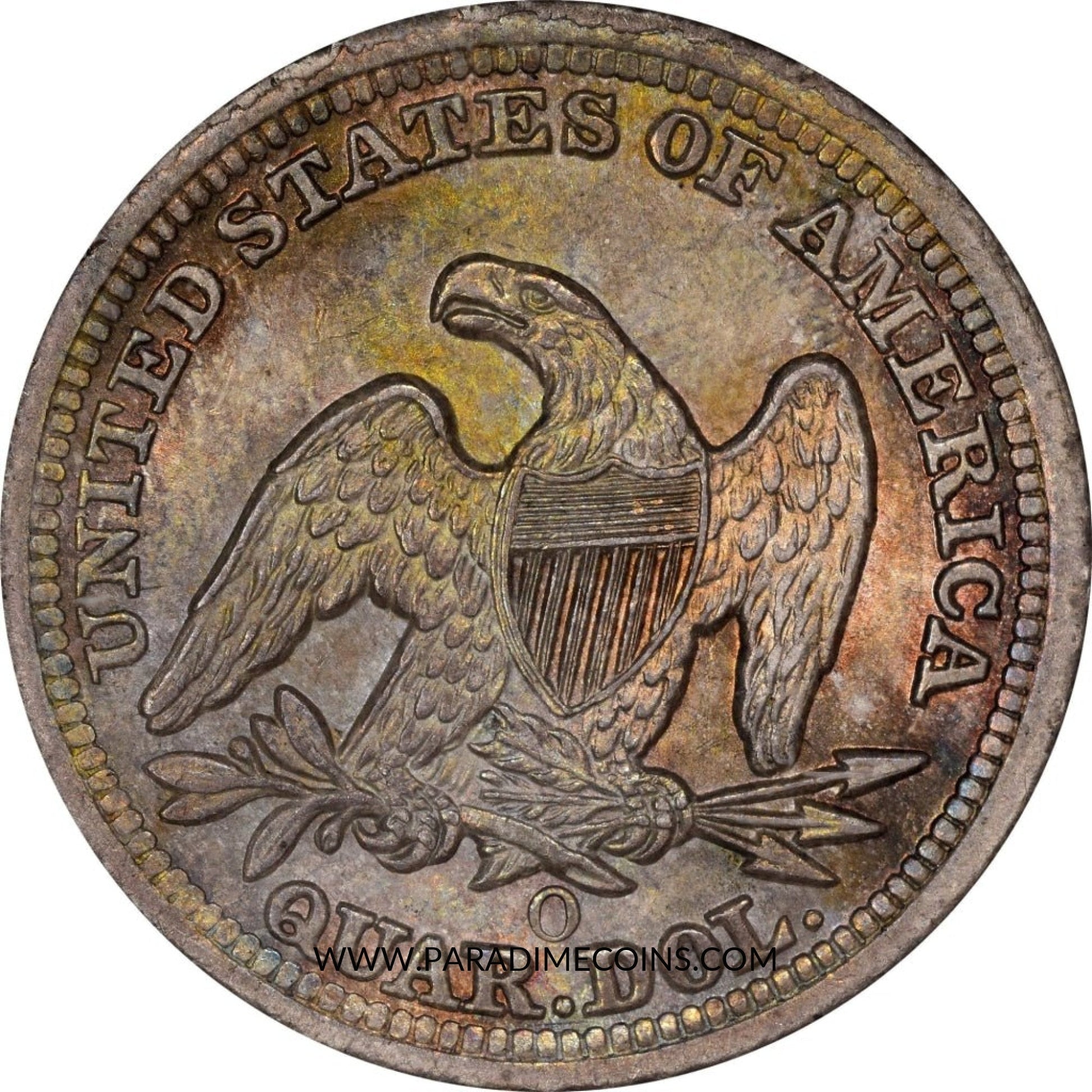 1850-O 25C MS61 NGC CAC - Paradime Coins | PCGS NGC CACG CAC Rare US Numismatic Coins For Sale