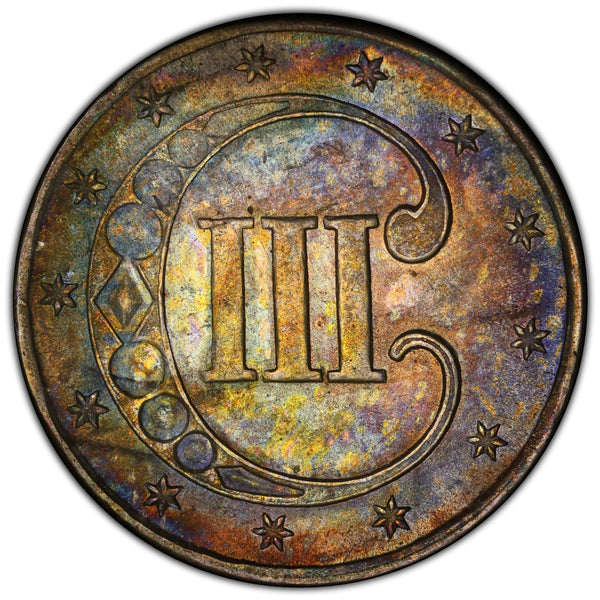 1851 3CS MS64 PCGS CAC - Paradime Coins | PCGS NGC CACG CAC Rare US Numismatic Coins For Sale