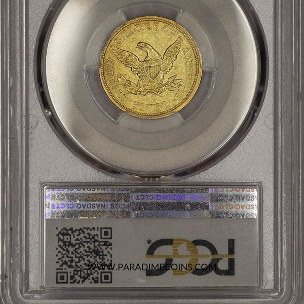 1851-C $5 AU53 PCGS - Paradime Coins | PCGS NGC CACG CAC Rare US Numismatic Coins For Sale