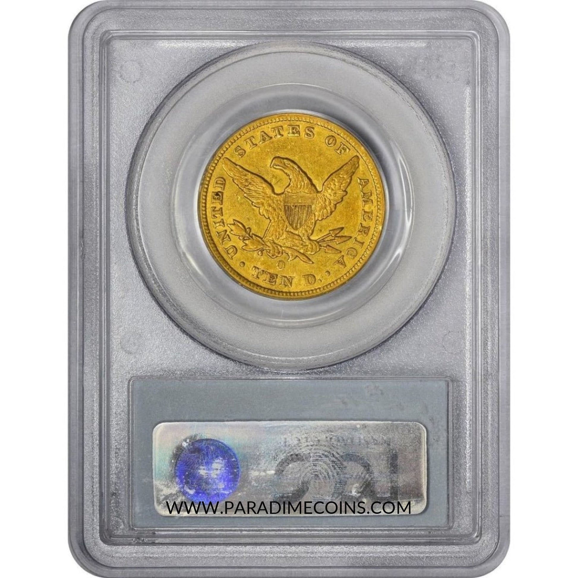 1851-O $10 AU55 PCGS CAC - Paradime Coins | PCGS NGC CACG CAC Rare US Numismatic Coins For Sale