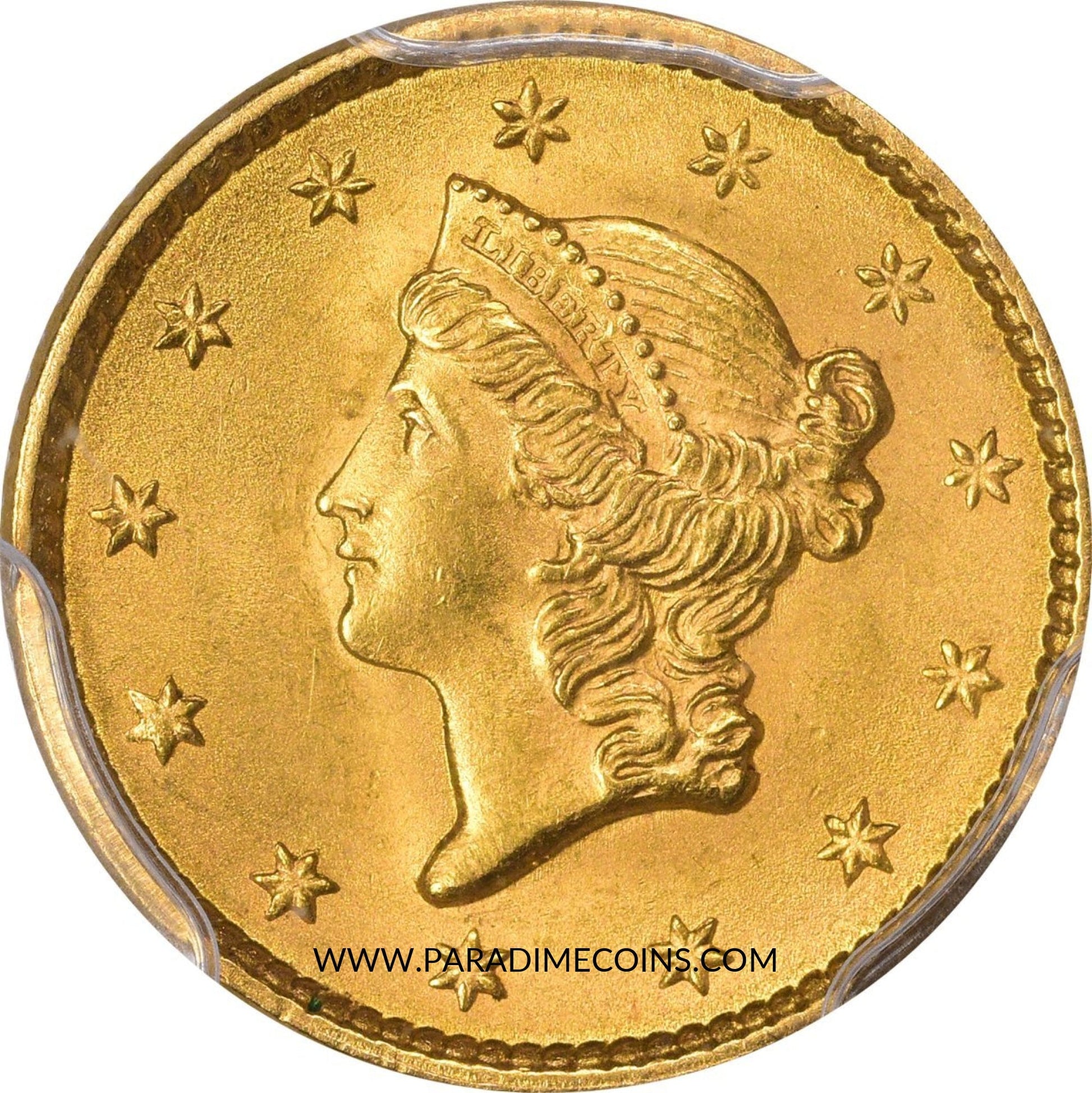 1852 G$1 MS65 PCGS CAC - Paradime Coins | PCGS NGC CACG CAC Rare US Numismatic Coins For Sale
