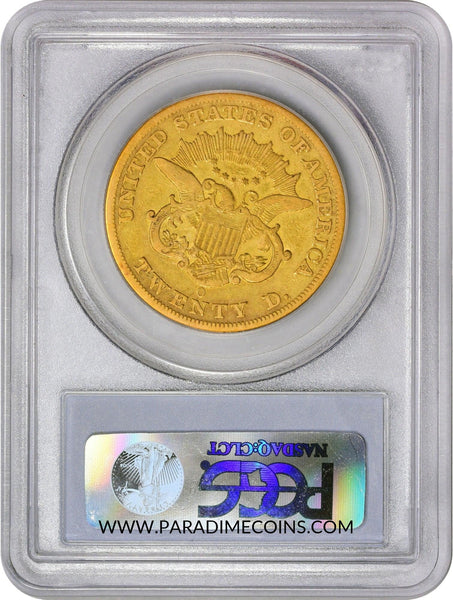 1852-O $20 F15 PCGS CAC - Paradime Coins | PCGS NGC CACG CAC Rare US Numismatic Coins For Sale