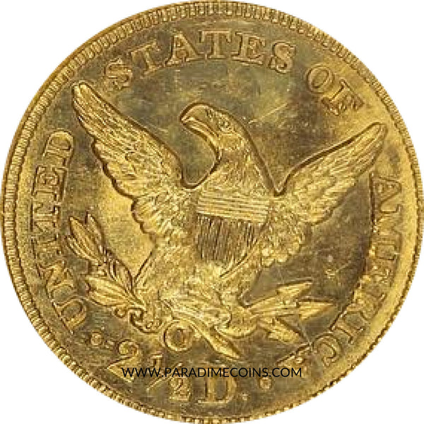 1852-O $2.5 PCGS MS63 - Paradime Coins | PCGS NGC CACG CAC Rare US Numismatic Coins For Sale