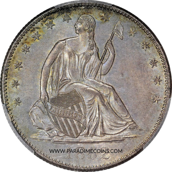1852-O 50C MS62 PCGS CAC - Paradime Coins | PCGS NGC CACG CAC Rare US Numismatic Coins For Sale