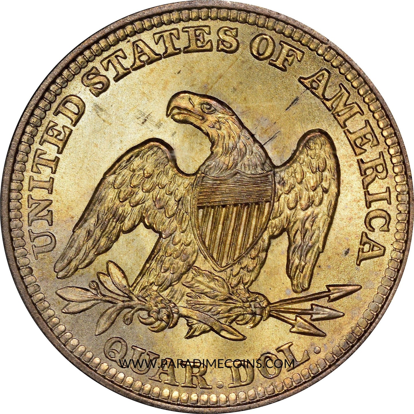 1852 25C MS66 OGH PCGS CAC - Paradime Coins | PCGS NGC CACG CAC Rare US Numismatic Coins For Sale