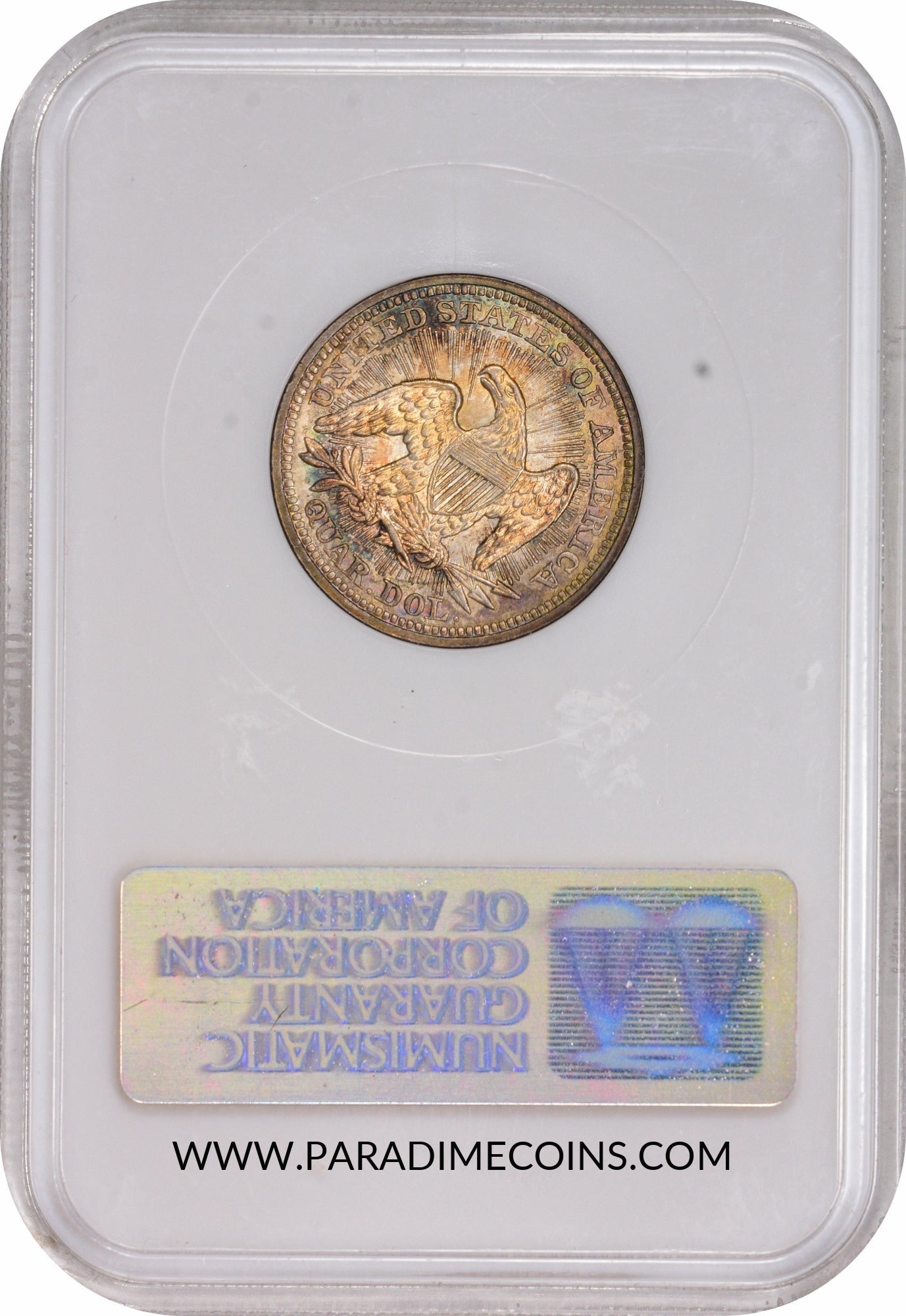 1853 25C ARROWS & RAYS MS63 OH NGC GOLD CAC - Paradime Coins | PCGS NGC CACG CAC Rare US Numismatic Coins For Sale