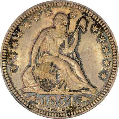 1854 25C ARROWS MS66 NGC - Paradime Coins | PCGS NGC CACG CAC Rare US Numismatic Coins For Sale