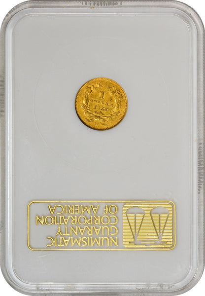 1855-O G$1 XF40 NGC OH GOLD CAC - Paradime Coins | PCGS NGC CACG CAC Rare US Numismatic Coins For Sale
