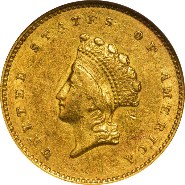 1855-O G$1 XF40 NGC OH GOLD CAC - Paradime Coins | PCGS NGC CACG CAC Rare US Numismatic Coins For Sale