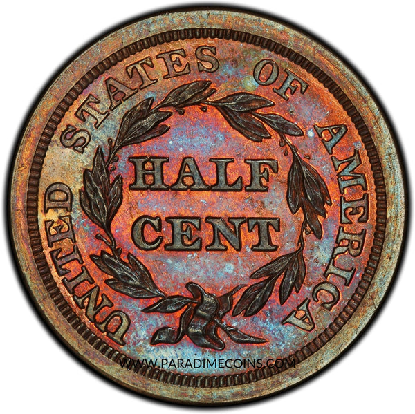 1856 1/2C PR66 RB PCGS CAC - Paradime Coins | PCGS NGC CACG CAC Rare US Numismatic Coins For Sale