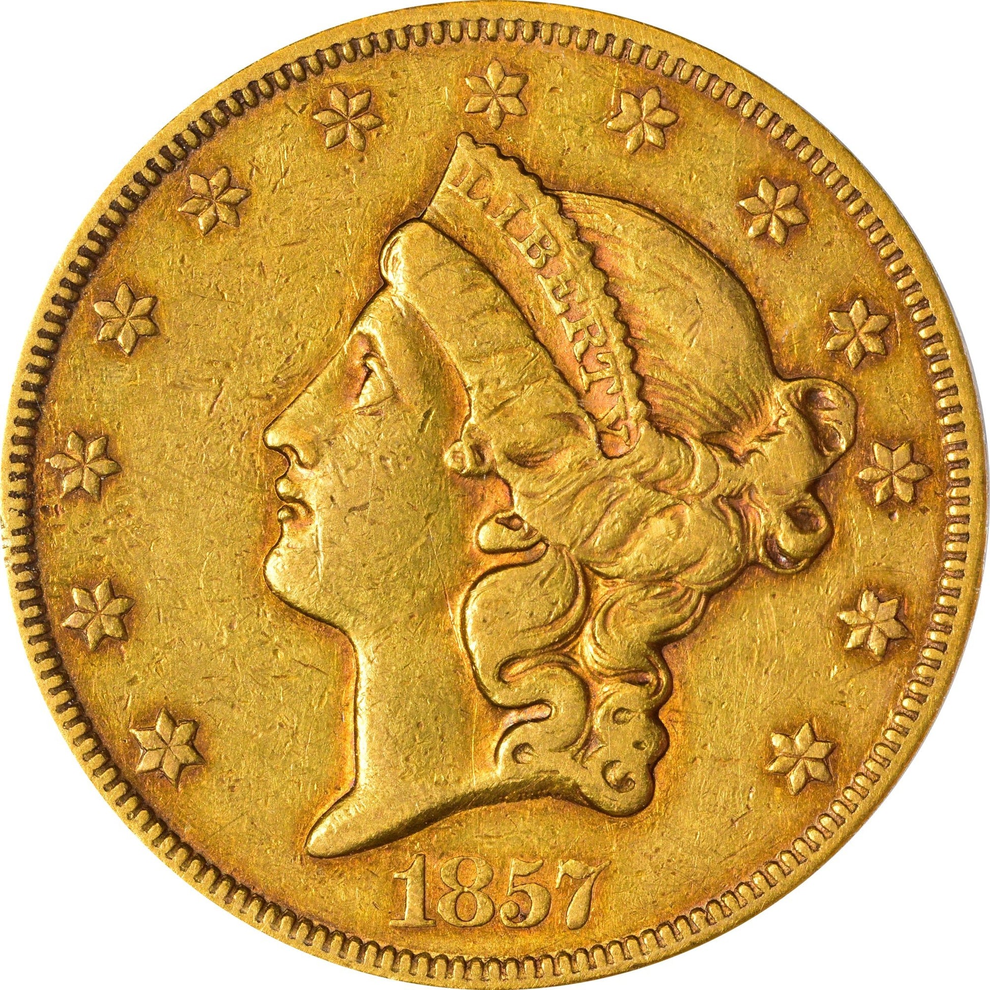 1857-O $20 VF35 OGH PCGS CAC - Paradime Coins | PCGS NGC CACG CAC Rare US Numismatic Coins For Sale